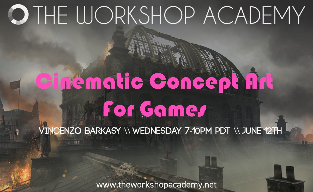 Learn how to create key story moments in Vincenzo Barkasy’s Cinematic Concept Art for Games!