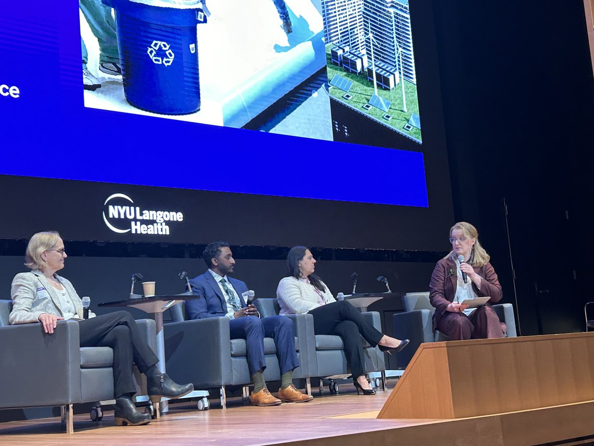 Right now, 'First, Do No Harm: Reducing Climate Impacts of Healthcare' and the #HealthAnd2024 conference. Moderated by @CassandraLThiel who is joined by panel: @Jen_N_A, @DrAmy_Collins @HCWithoutHarm @pracgreenhealth, & @chethanr (@stanfordmed). @nyulangone
