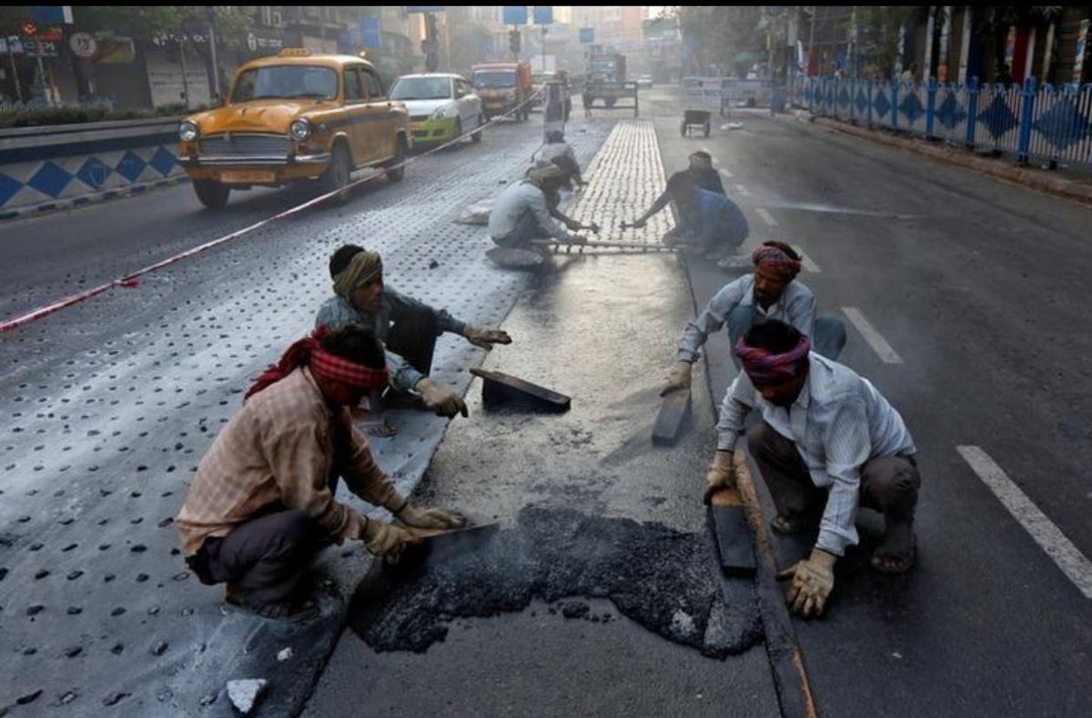 NHAI under the Modi Government is investing into materials which will make self healing roads.
Using steel fibers and bitumen, the new asphalt blend is expected to fill any ditches that develop on roads.

What an innovation !!