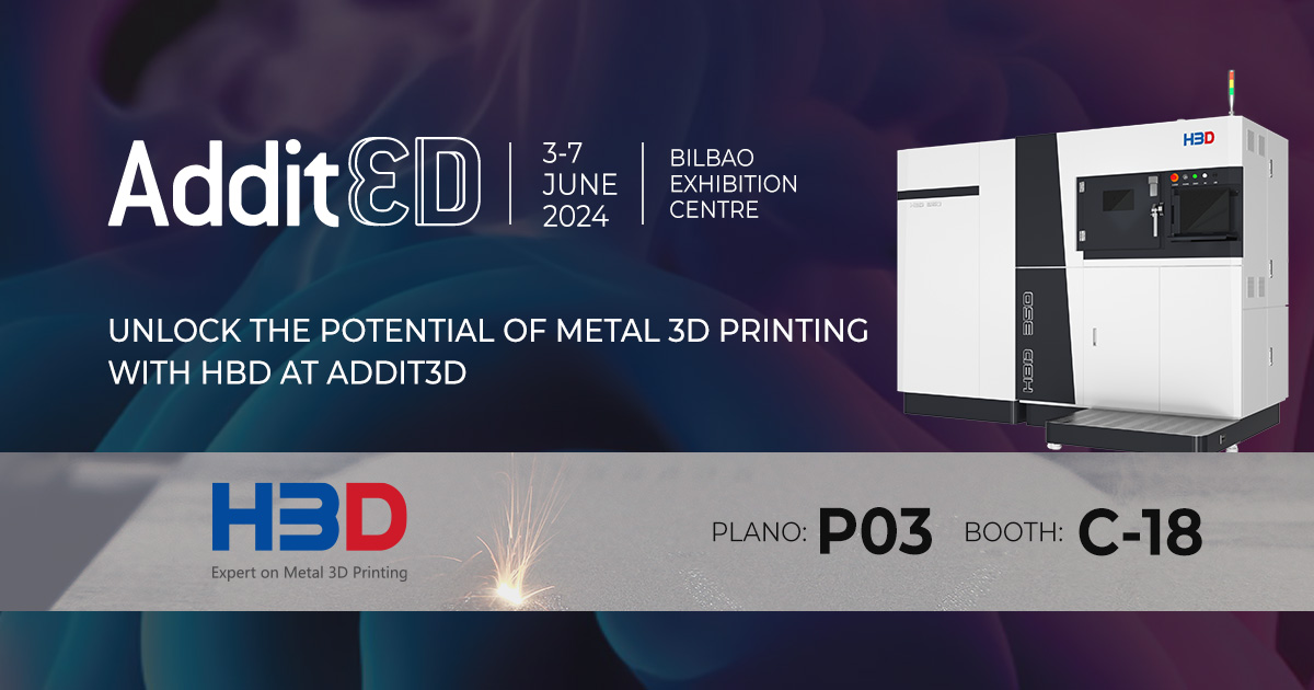 🌟Join us at #ADDIT3D and experience the latest innovations in Additive Manufacturing firsthand!

ℹ️ Learn more & register: en.hb3dp.com/news/223.html

#AdditiveManufacturing #Metal3DPrinting #HBD350