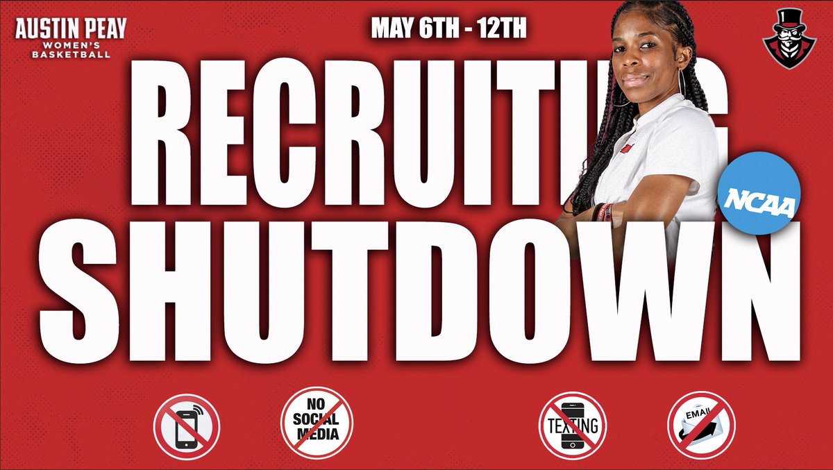 We've entered a mandated recruiting shutdown period, but we can't wait to get in touch with our FUTURE GOVS next week‼️ 🚨No forms of Recruiting are permissible #LetsGoPeay