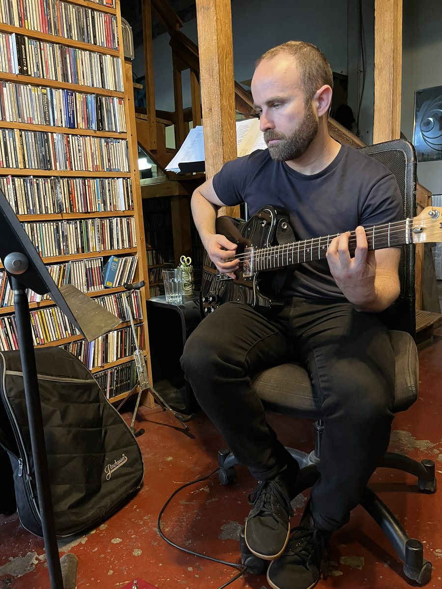 Brendon Randall-Myers (Scarcity, Dither, Marateck, Glenn Branca Ensemble) came by Self Immolation Studios to record some guitars for the next Foetus album.