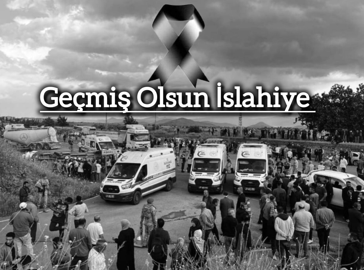 #Gaziantep'in #İslahiye ilçesinde beton mikseri ile yolcu minibüsünün çarpışması sonucu vefat eden vatandaşlarımıza Cenab-ı Allahtan rahmet, yaralılara acil şifalar diliyorum.