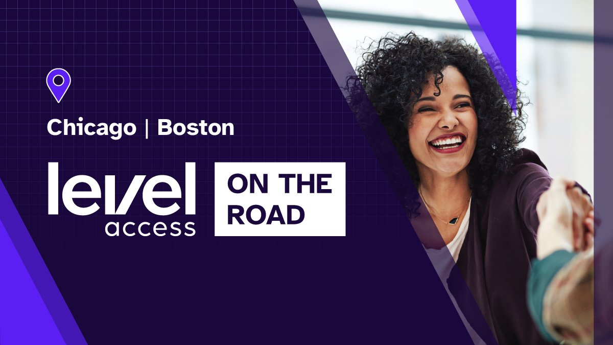 Our #LevelOnTheRoad events in Chicago and Boston are almost here—and the venues are filling up fast! Don’t miss this chance to celebrate #GAAD with like-minded professionals and accessibility experts. Save your spot now: hubs.la/Q02w8QHj0 #GAADatLevel