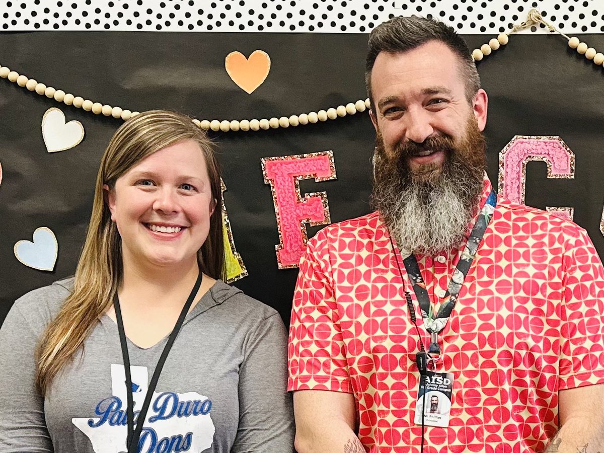 Batman and Robin are no equal for this dynamic duo of leaders!

Meet our friends,  @ashley_laughter and Brad Phillips, two @AmarilloISD superheroes!! The Waymaker team is so grateful for all they do to serve teachers and kids!

#beawaymaker