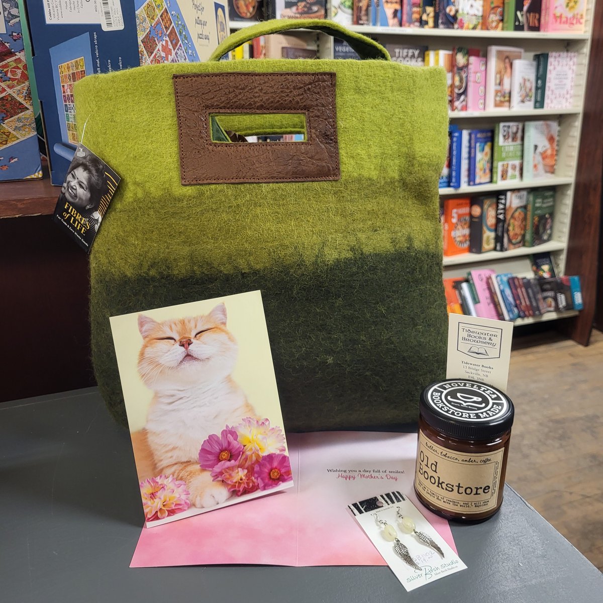 This Mother's Day we are wishing you a day filled with smiles .... and a tote filled with books!!!

Visit us in person or online at tidewaterbooks.ca! 💕🇨🇦📚

#ShopSmall #ShopLocal #ShopNB #ShopIndie  #BookLovers #IndieBookstores #Fallinlovewithlocal #SmallBusinessEveryDay