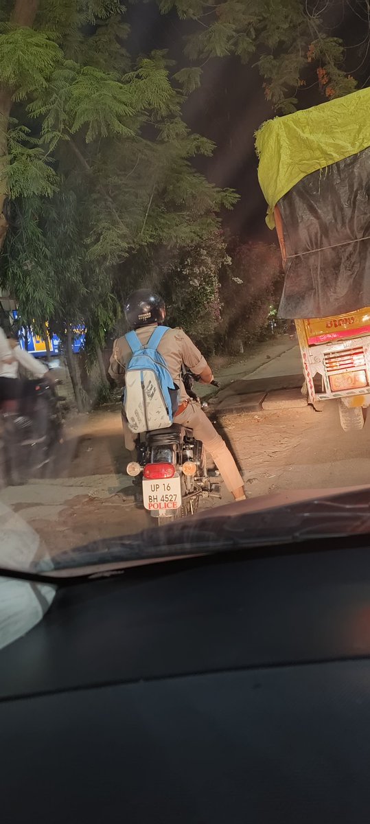 Rules are made only for the normal public not for them. No HSRP number plate.@Uppolice @dgpup @uptrafficpolice @noidatraffic @Agratraffic @dcptrafficnoida @ACPTrafficNoida @myogioffice @myogiadityanath