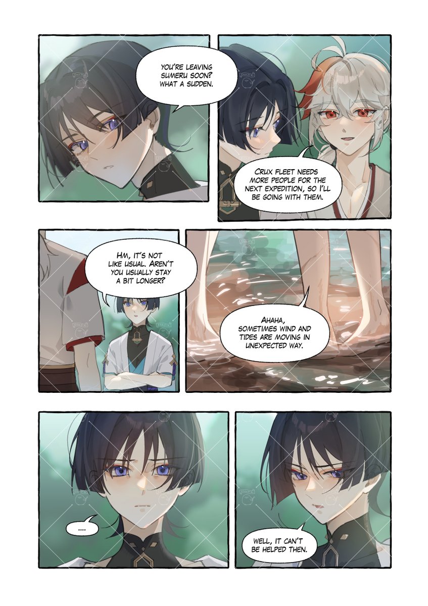 eucalypink's tweet image. [RT appreciated 🩷]

🌷Sample of my #kazuscara fan book🌷

"Wandering with You"
Kaedehara Kazuha x Wanderer
Genshin Impact
32p / A5 / English
Price TBA

Available at J51a Sat &amp;amp; Sun @ Comic Frontier 18 #comifuro18 
[1/3]