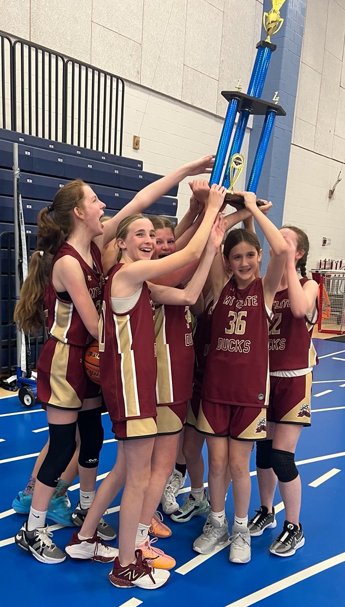 Congratulations MT Elite Ducks 6th girls Amber on completing an undefeated weekend and winning the @zerogravity_ne Mass State Tournament! Amber used pressure defense and balanced scoring to win the state title! #MTEDFamily #PressureDefense #EarnedIt