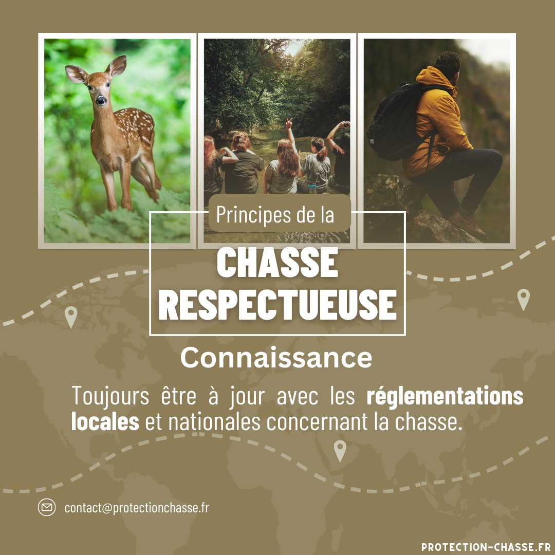 🌿🦌 À tous les passionnés de nature et de chasse en Région Centre Val de Loire, rappelons l'importance d'une pratique respectueuse de notre environnement et de nos lois. Les principes clés pour une chasse responsable.
#ChasseResponsable #ProtectionChasse #CentreValDeLoire