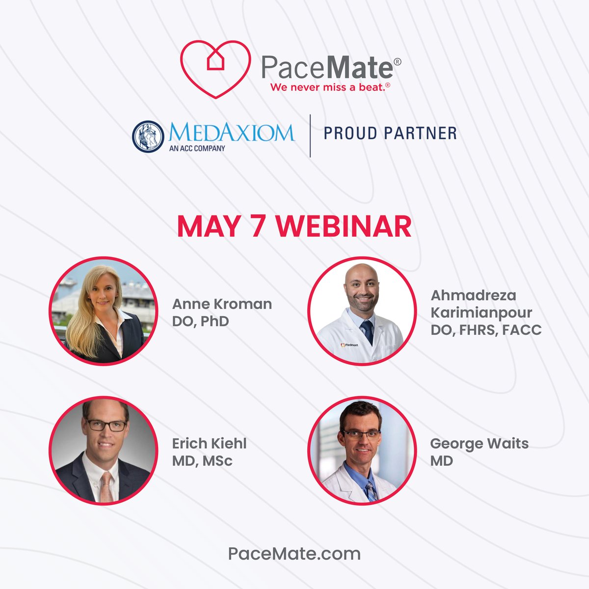 WEBINAR TOMORROW Sponsored by PaceMate and @MedAxiom Leveraging Analytics to Drive Clinical and Operational Strategies for Ventricular Tachycardia, Heart Failure Therapy, + Lead Management REGISTER TODAY bit.ly/49lKIMU #EPeeps #webinar