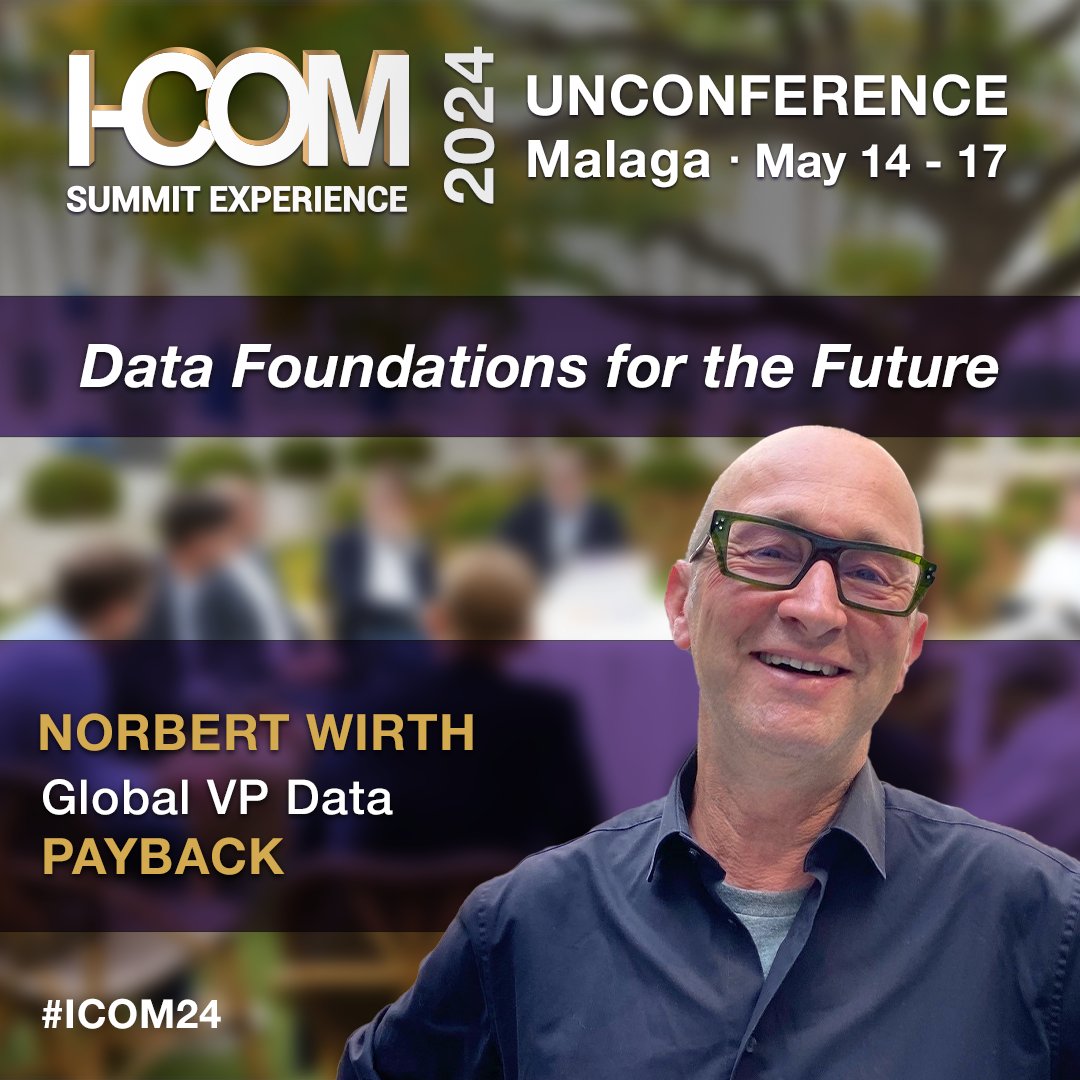 Register here and join the world’s Smart Data Marketers
i-com.org/summit-experie… | 

@Bert_feed, @Presse_PAYBACK 
#ICOM24 #SmartData #Marketing