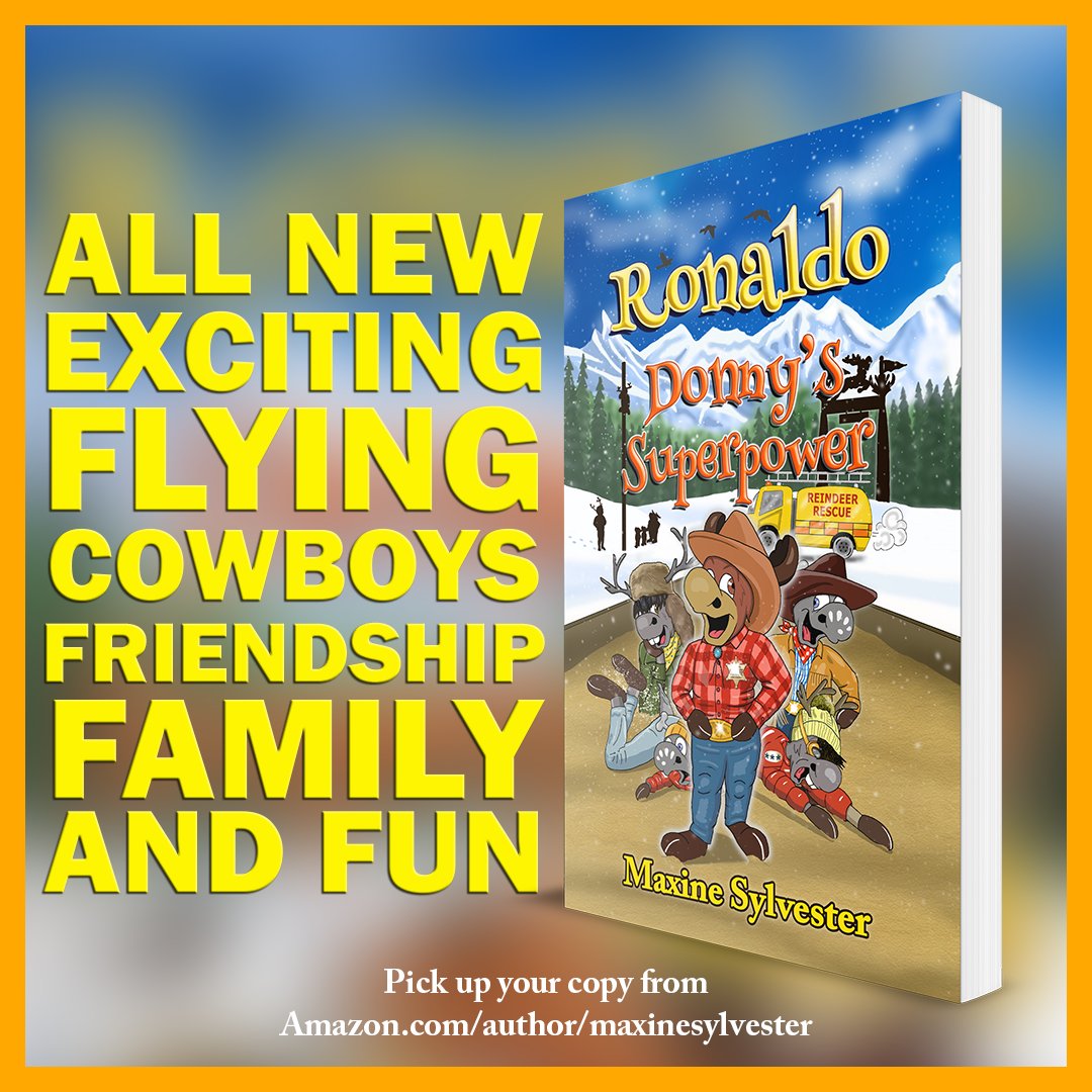 Donny's Superpower the sixth Flying Ronaldo adventure. “Rudolph the red nose reindeer has nothing on Ronaldo! A delight for readers of all ages, this is a fun one for adults and children to share.” amazon.com/dp/B0CH19LY99 #Books4Kids #childrensbooks