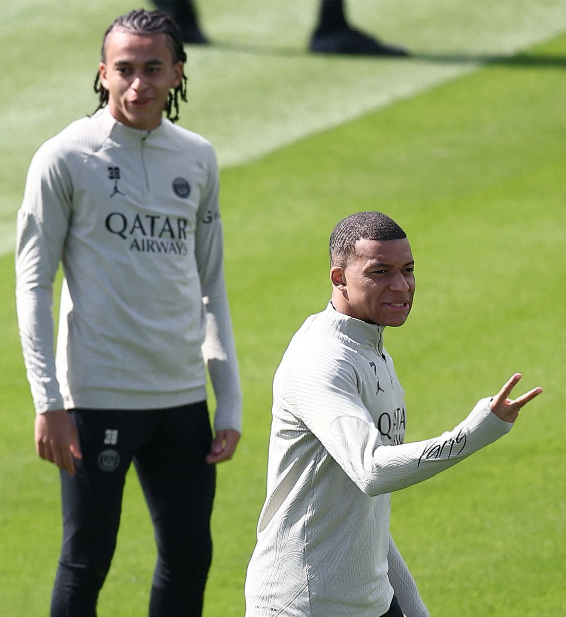 Dernier entraînement avant le choc ! 🔥 @KMbappe