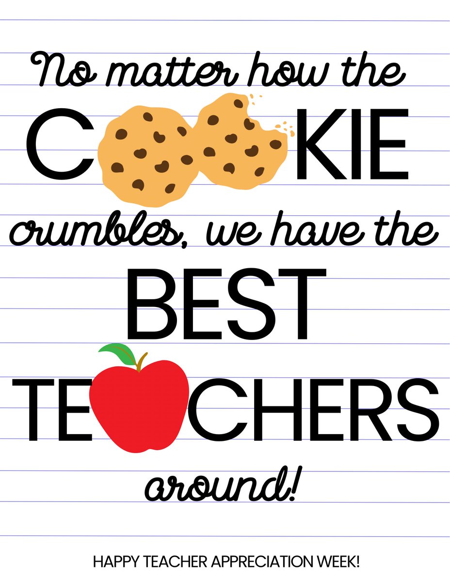 No matter how the c🍪🍪kie crumbles, John Lewis Invictus Academy is lucky to have the BEST teachers around 🍎 Happy Teacher Appreciation Week to our incredible J.L.I.A. teachers! @Antonio_Grant1 @APMitchell_ @h_greenhill @DrNBall @JLIADavis_APS