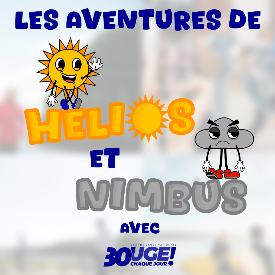 #Mayenne #GCN2024 #Bouge30minutes Ils vous encouragent à #BougerPlus au quotidien et vous les avez découverts durant les vacances scolaires, voici en thread l'intégral des aventures d'Hélios et Nimbus❗️🌞 ☁️