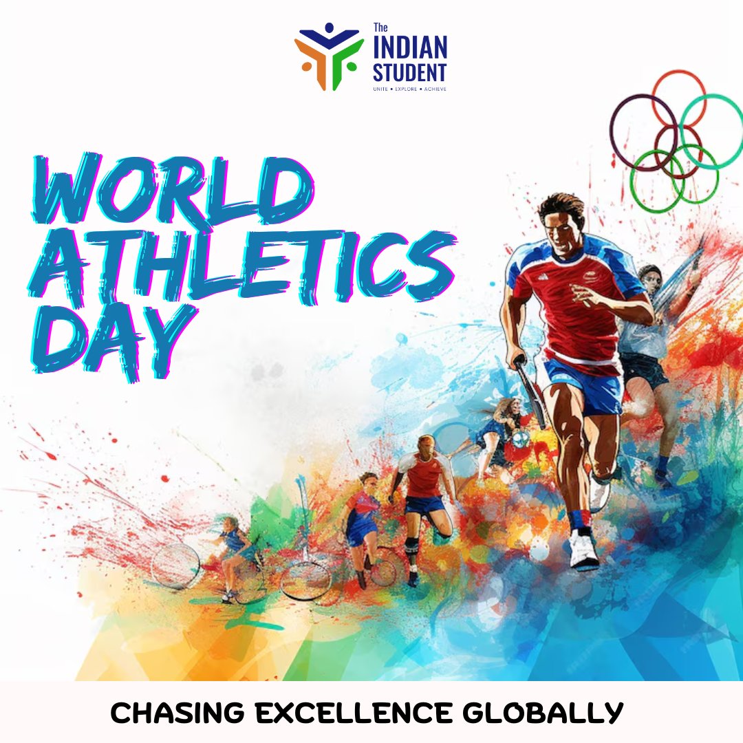 Running towards a brighter future on World Athletics Day! 🏃‍♂️🌍 Embracing the spirit of sportsmanship and determination. #WorldAthleticsDay #StudentAthletes #FutureLeaders