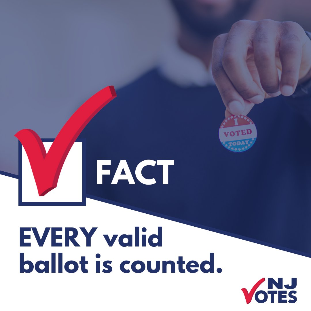 Cast your vote with confidence because the best way to protect and strengthen our democracy is to participate in it. Get the facts on Vote.NJ.Gov. #NJVotes