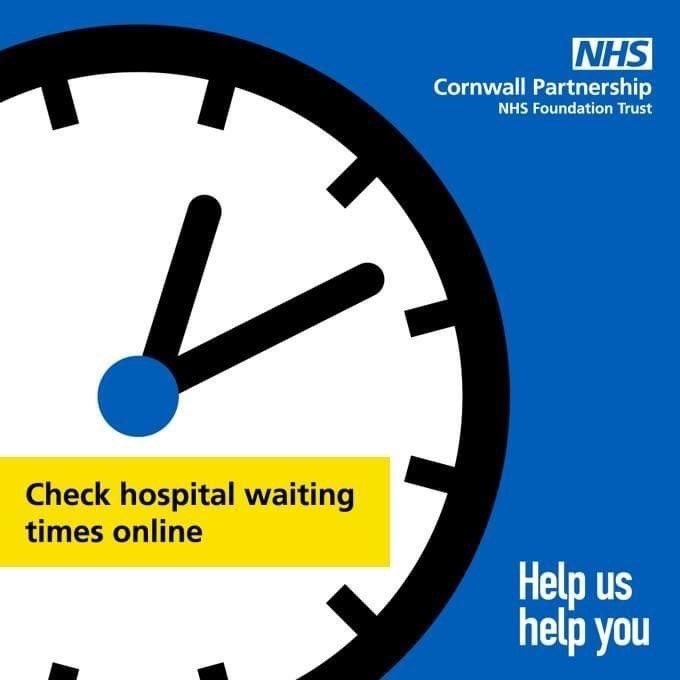 Some of our hospitals are really busy right now, so please check waiting times before you travel: cornwallft.nhs.uk/miu-waiting-ti… 📱 Unsure? Use NHS 111 online first: 111.nhs.uk 🚨 Only use the emergency department or call 999 in life or limb-threatening emergencies