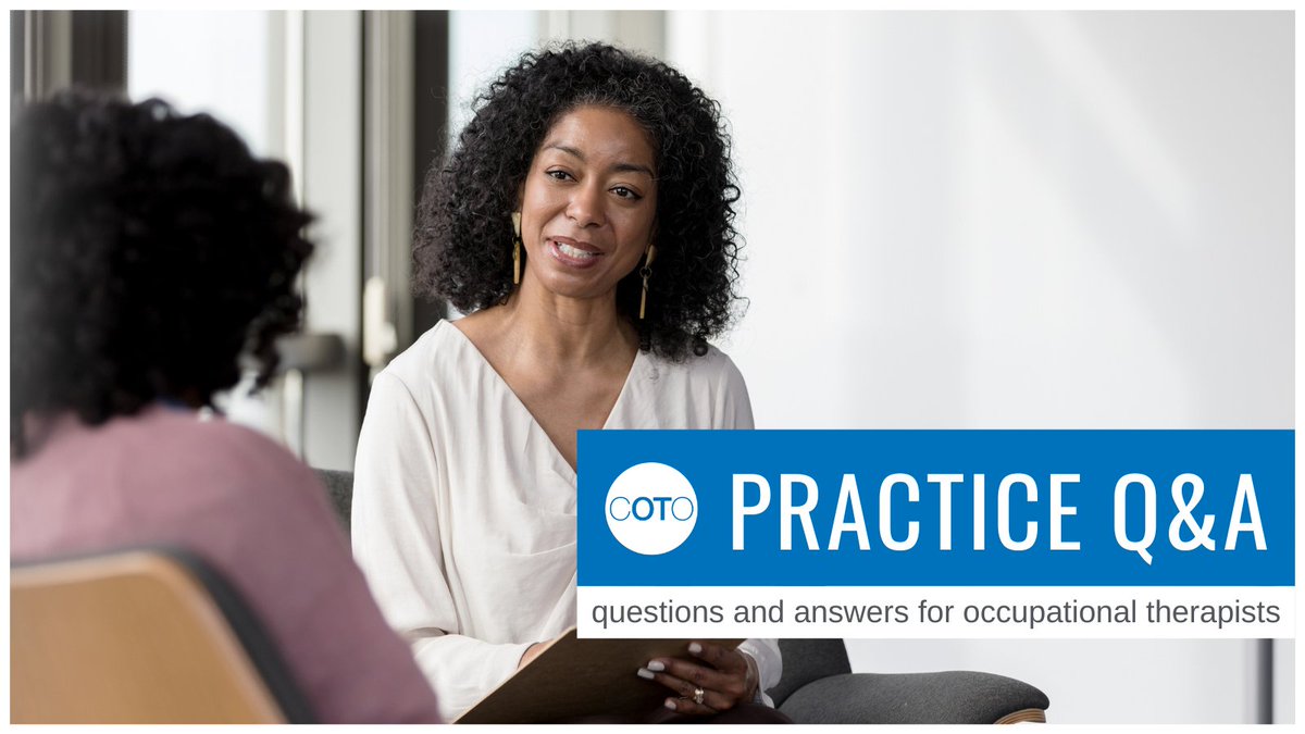 May 6-12 is #MentalHealthWeek 🧠

Did you know #OccupationalTherapists are able to perform psychotherapy?
Our Psychotherapy Q&A includes info about training and supervision, accountability, title use and more.

Read more: coto.org/registrants/pr…