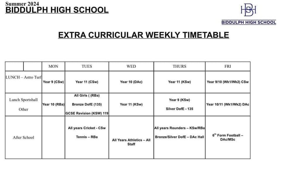 BiddulphHigh tweet picture