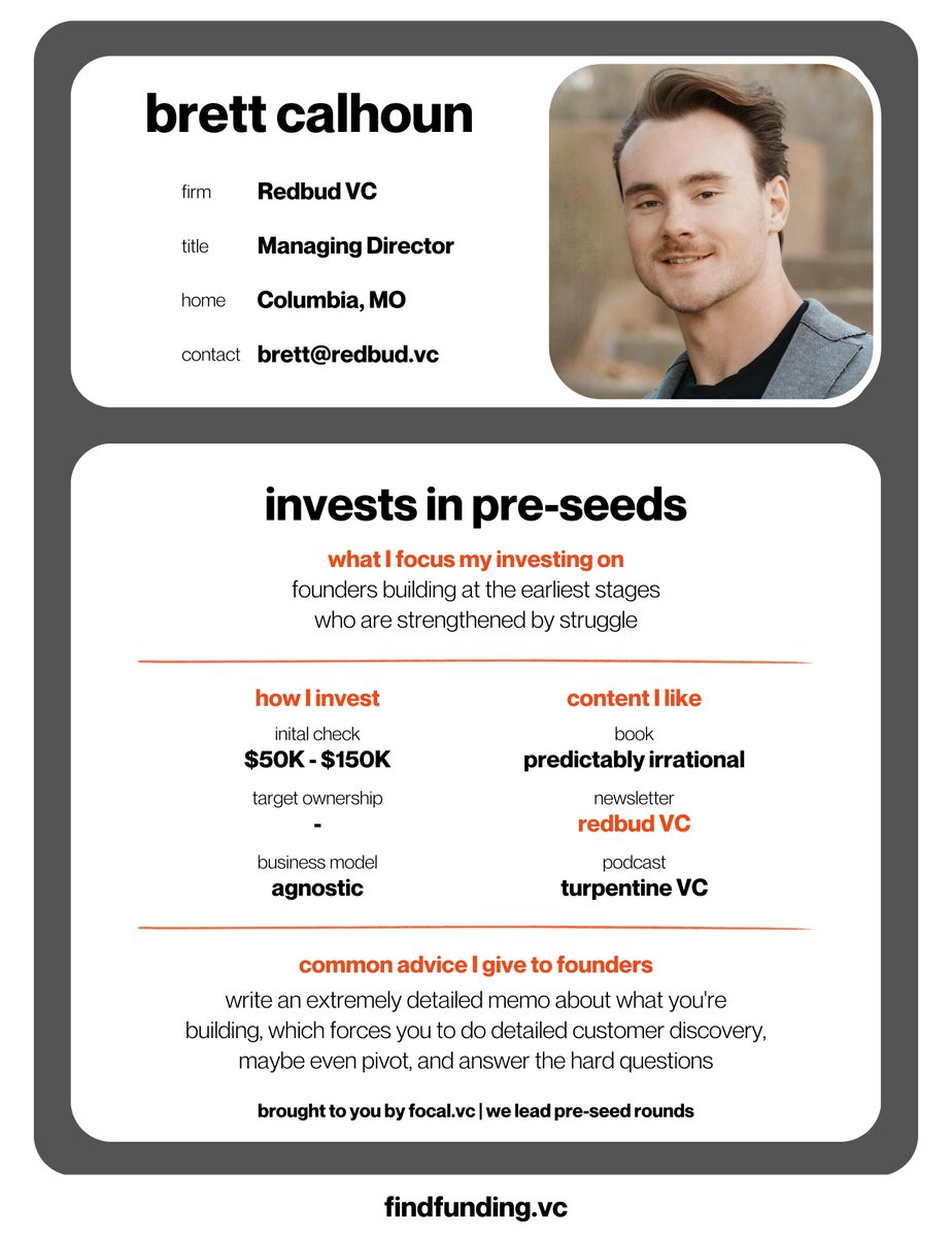 Pascal Unger | your pre-seed lead (@pascalunger) on Twitter photo Can’t believe we’re already well into May!
Looking back at April, we had the pleasure of putting a spotlight on 5 fantastic early stage investors you should know if you’re building a startup / are in venture👇
---------------
<a href="/Amanda_Herson/">Amanda Herson</a> from <a href="/fcollective/">Founder Collective – Seed Stage Venture Capital</a> who leads Can’t believe we’re already well into May!
Looking back at April, we had the pleasure of putting a spotlight on 5 fantastic early stage investors you should know if you’re building a startup / are in venture👇
---------------
<a href="/Amanda_Herson/">Amanda Herson</a> from <a href="/fcollective/">Founder Collective – Seed Stage Venture Capital</a> who leads