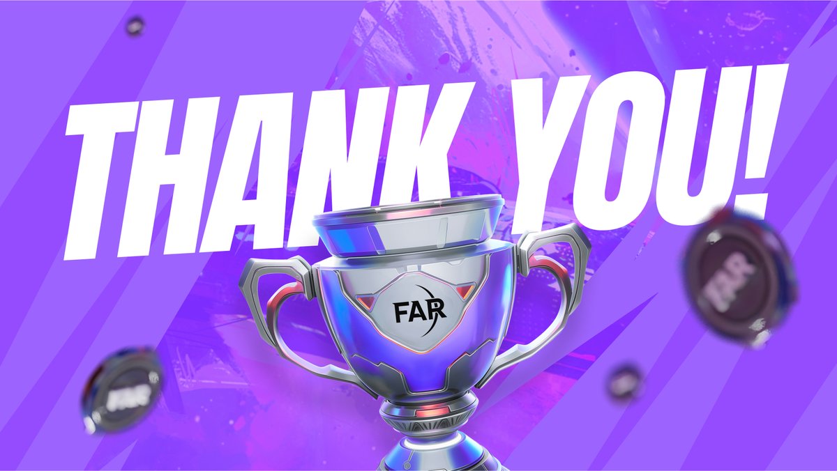 Thank you for joining our Gateway: Showdown. Stay tuned as we unveil 1.000.000 $FAR token and upcoming events!
