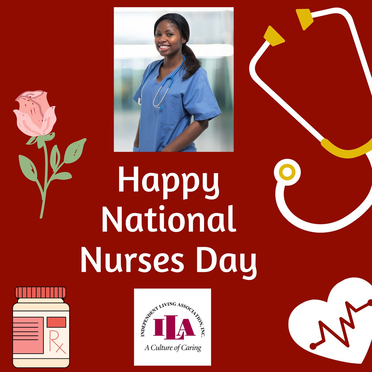 It’s #NationalNursesDay! We’re so grateful for the amazing #nurses working at our residences to ensure high quality care for our Individuals. #ThankYou for your outstanding dedication and for all that you do! #Nursing #NursesDay #NursesWeek #ILA #Nonprofit #CultureOfCaring