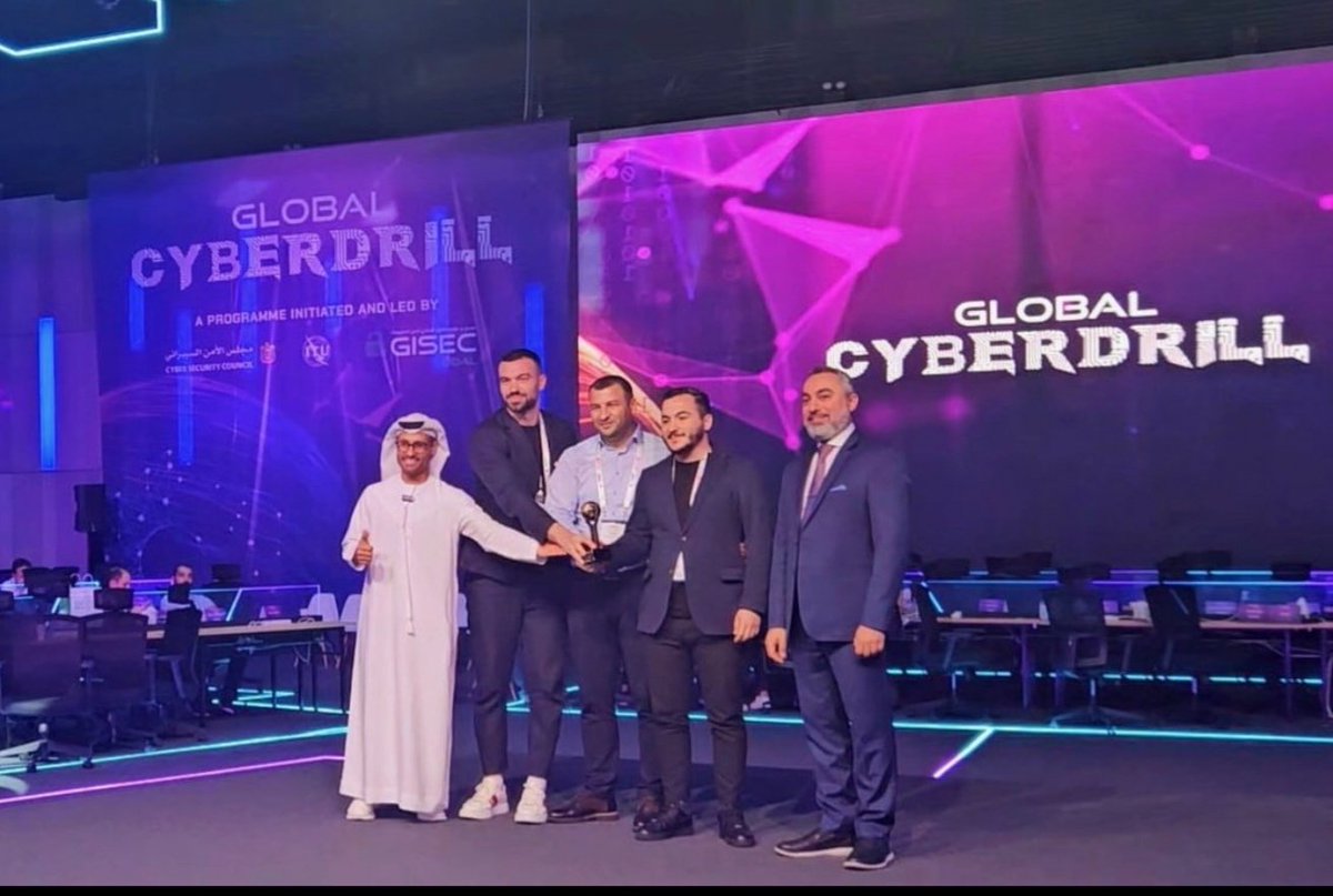 Honored for our country Albania🇦🇱 to win #FirstPlace @GISECGlobal 2024 Global Cyberdrill Awards. Committed to strengthen the cyber capabilities and to enhance the international cooperation to address the cyber threats.