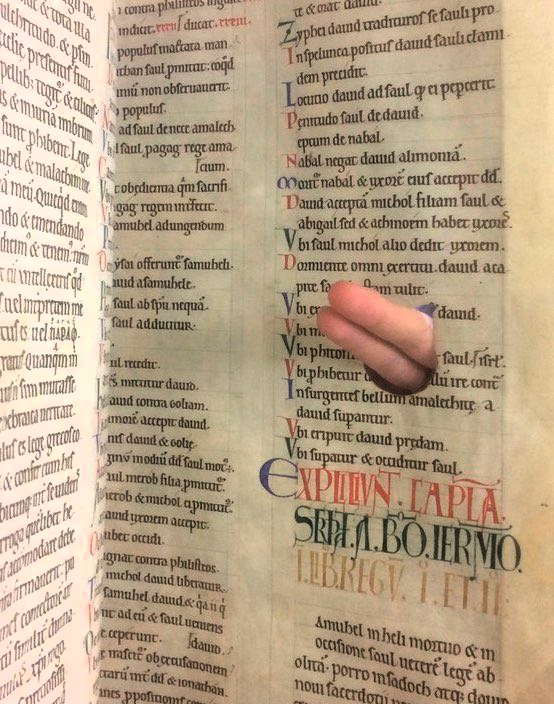 @inscription_jnl I may render myself ineligible as this is a) one hand, singular b) two fingers not a whole hand...but I can testify that it is MY hand and A book.