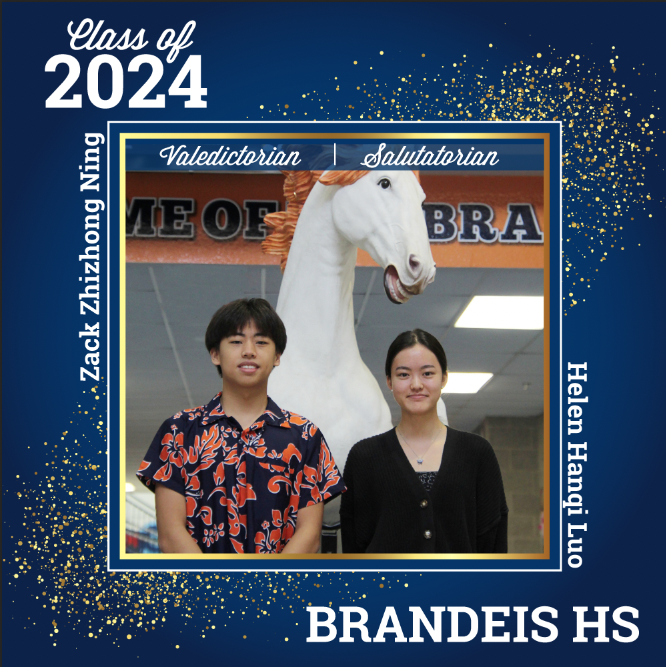 CONGRATS to the '24 Val and Sal from Brandeis High School! Zack will be attending the US Military Academy in New York where he will study business & computer science. Helen will be attending the University of Pennsylvania where she will major in computer science. #TeamNorthside