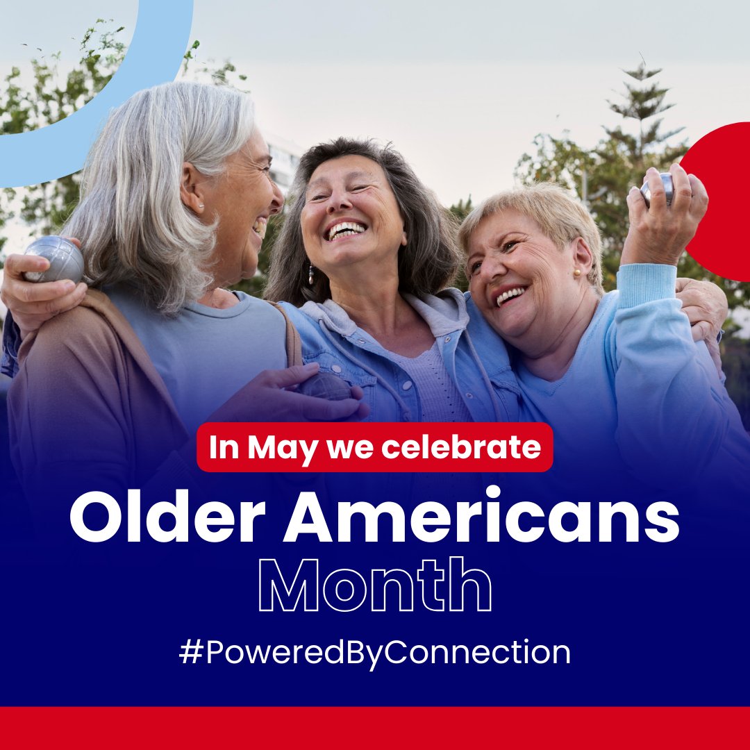 NHCOA Celebrates #OlderAmericansMonth!🥳 This year, we are joining @aclgov's theme, 'Powered by Connection', which recognizes the profound impact that meaningful relationships and social connections have on our health and well-being. At NHCOA, we're embracing the spirit of…