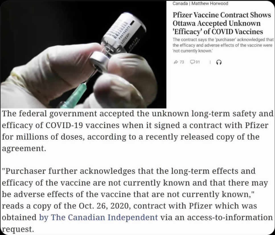 @liberal_party You mean like signing contracts with Pfizer that stated the shots were not safe or effective?