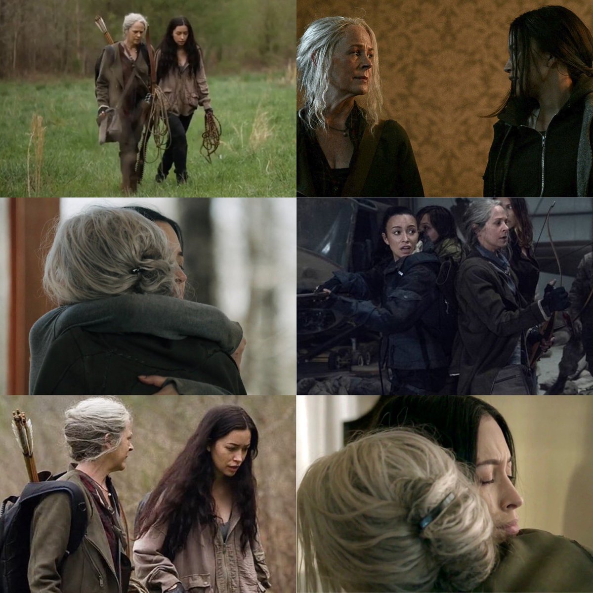 rosita and carol’s little moments together in s11 mean everything to me :’) #TWD