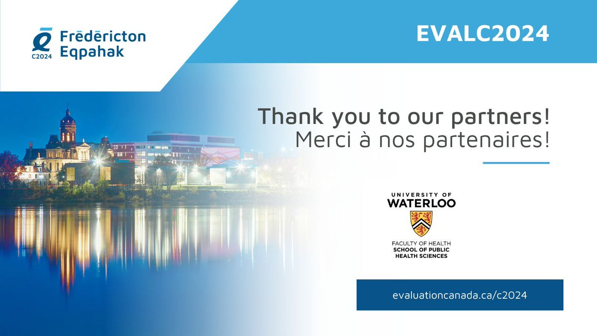 CES-SCÉ (@ces_sce) on Twitter photo 👏 Thank you to our Gold Partner <a href="/UWaterlooSPHS/">UWaterloo School of Public Health Sciences</a> for helping make #EVALC2024 happen! / Merci à notre partenaire Or <a href="/UWaterlooSPHS/">UWaterloo School of Public Health Sciences</a> pour son aide à concrétiser #EVALC2024! 👏 Thank you to our Gold Partner <a href="/UWaterlooSPHS/">UWaterloo School of Public Health Sciences</a> for helping make #EVALC2024 happen! / Merci à notre partenaire Or <a href="/UWaterlooSPHS/">UWaterloo School of Public Health Sciences</a> pour son aide à concrétiser #EVALC2024!