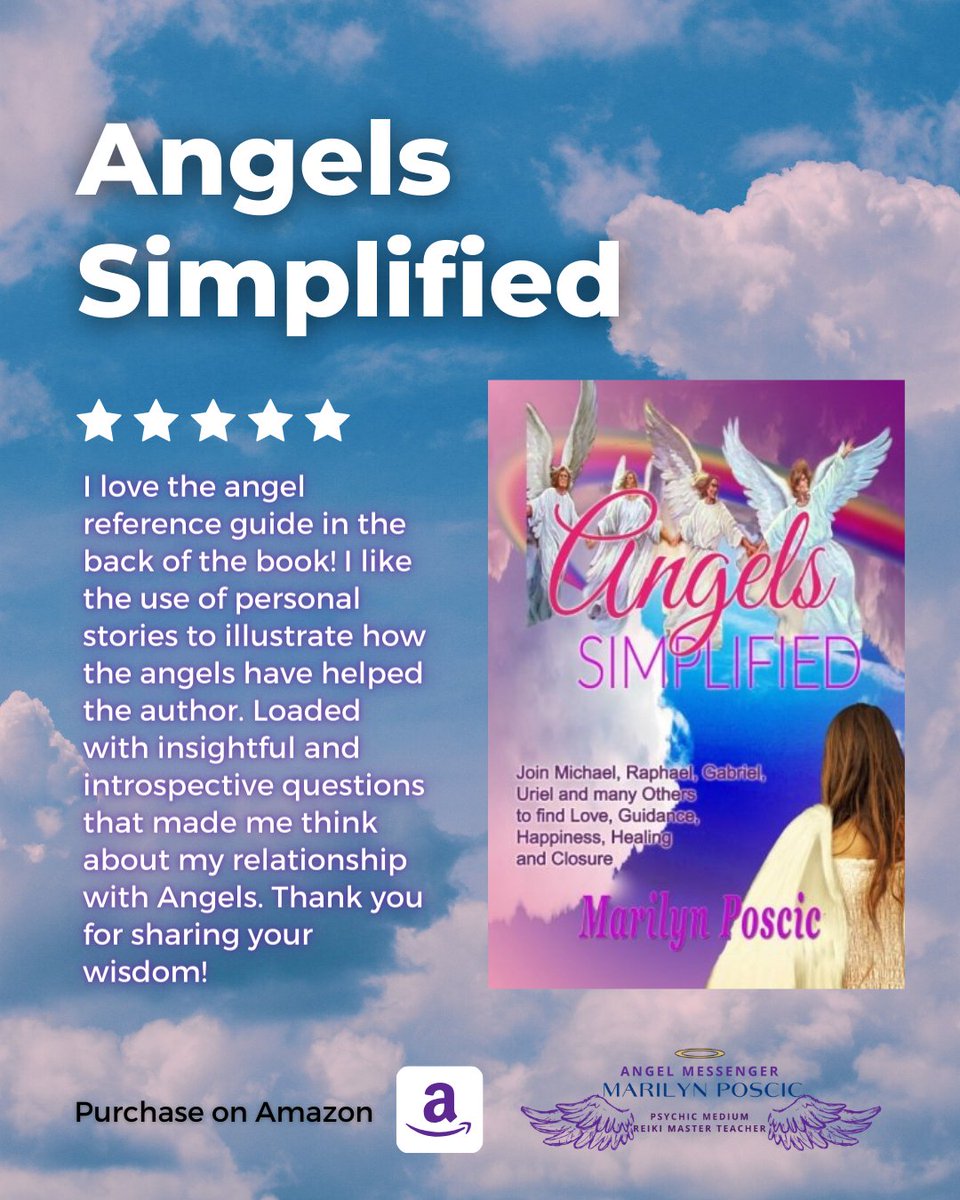 Explore the transformative power of angels and their guidance with this heartfelt reference guide. Let the author's experiences and questions inspire you to embrace the love and support of angels
.⠀⠀⠀⠀
#angels #AngelsSimplified #angelsbook #spirituality #marilynposcic