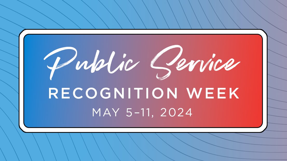 Public Service Recognition Week starts today! We are proud to recognize the important work government employees do to keep our communities running. Thank you!

#CAServingCA #PSRWCA