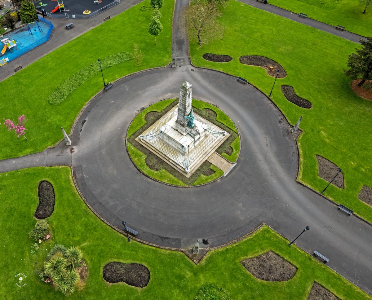 War memorial at Greenock Wellpark 🫡 #inverclyde #greenock #wellpark #warmemorial #memorial