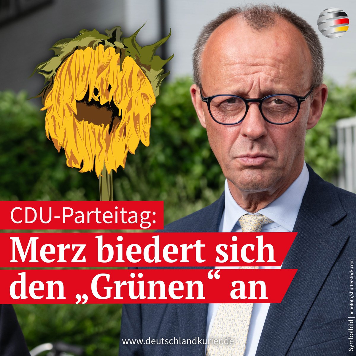 CDU-Parteitag: Merz biedert sich den „Grünen“ an

Auf ihrem Berliner Parteitag diskutiert die CDU ab heute (6.Mai) über ein neues Grundsatzprogramm. Im Vorfeld hat sich Parteichef Friedrich Merz für eine differenziertere Betrachtung der „Grünen“ ausgesprochen. Gerade in der…