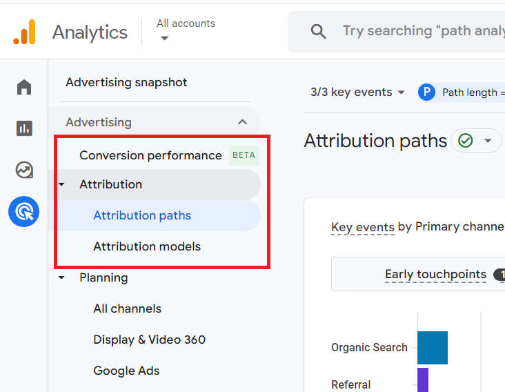 Four secret changes made to #GA4 properties within the last 4 weeks:

1) The 'Key events' report has disappeared. Yes sir. Vanished without trace. Earlier, it was under Reports > Engagement.

2) The 'Key event paths' report has been renamed to 'Attribution paths'.

3) The 'Model…