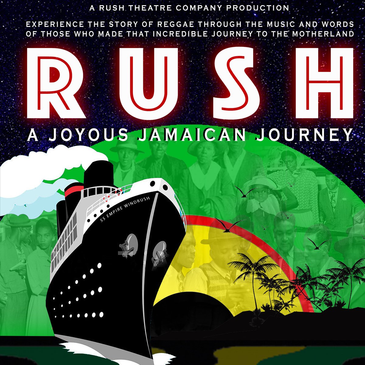 Sat 11 May at The Hexagon...
RUSH: A Joyous Jamaican Journey
whatsonreading.com/venues/hexagon…

An incredible narrated musical that tells the story of the Windrush Generation and Reggae...
‘This is unmissable’ STAGE TALK MAGAZINE

@RDGWhatsOn @EventsInReading @RdgToday @Rush_TheatreCo