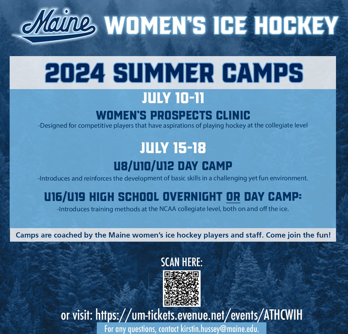 🗓️Mark your calendars for our 2024 Summer Camps! Sign up today➡️ um-tickets.evenue.net/events/ATHCWIH