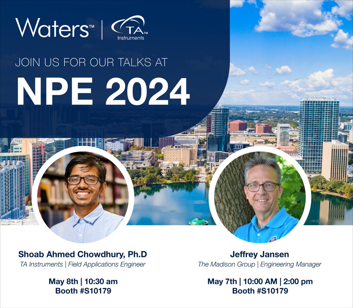 Good morning from @NPEplasticsshow! Stop by booth #S10179 to learn about cutting-edge polymer characterization techniques, and don't miss the 3 industry expert talks at our booth.
#NPE2024 #PlasticIndustry