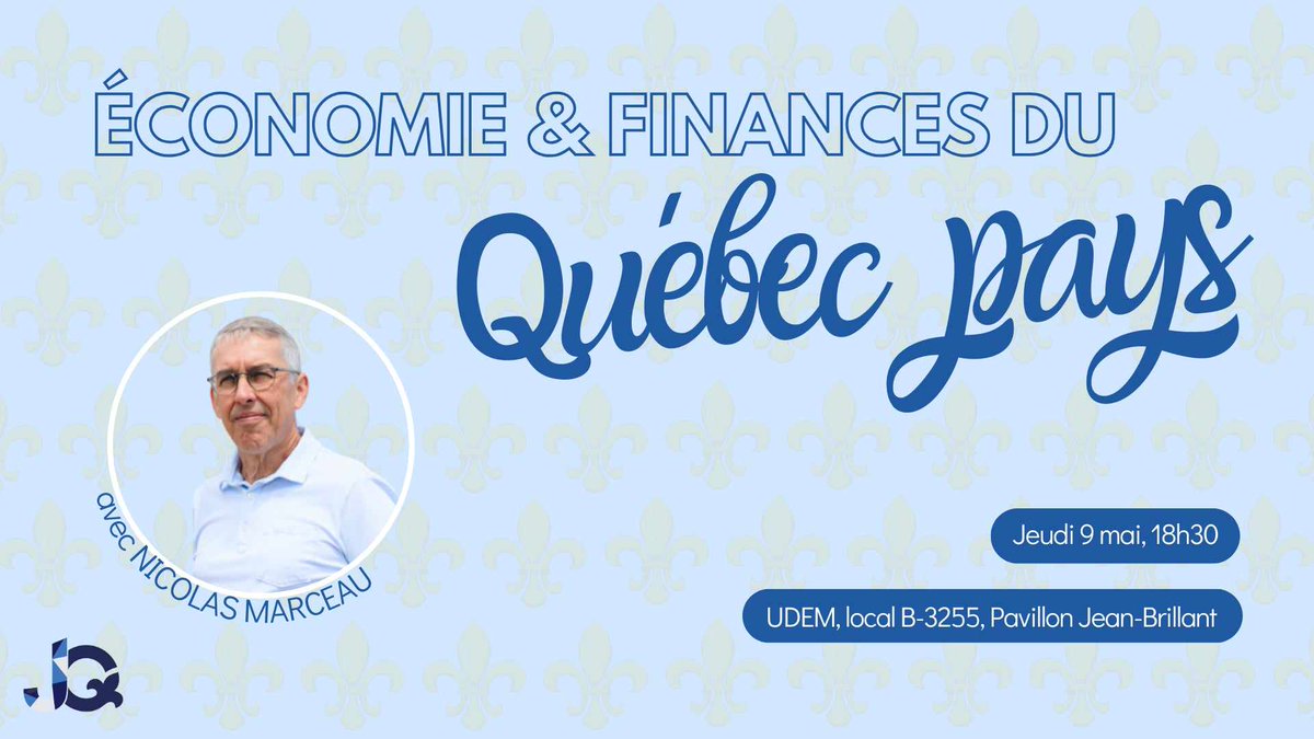 De quoi aurait l’air l’économie d’un Québec souverain? @NMarceauUQAM, ex-ministre des Finances du Parti Québécois, aborde cette question dans son plus récent livre « Une fois le Québec souverain » qu’il présentera lors de la prochaine conférence du @CNJPQ. Soyez-y le jeudi 9…