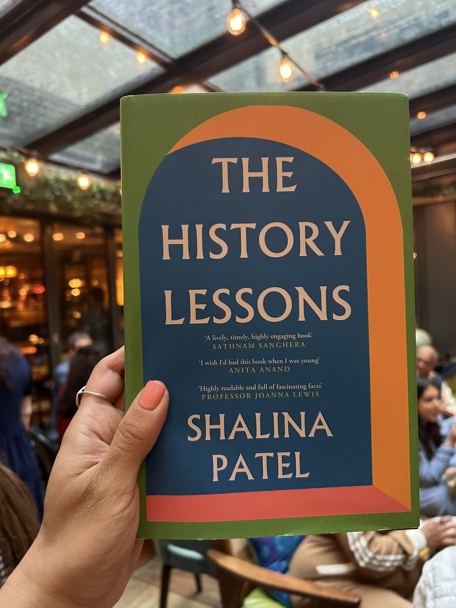 Huge thank you to @Dishoom for hosting my book launch this morning - can’t believe it’s publication week! @iconbooks @MMLitAgency iconbooks.com/ib-title/the-h…