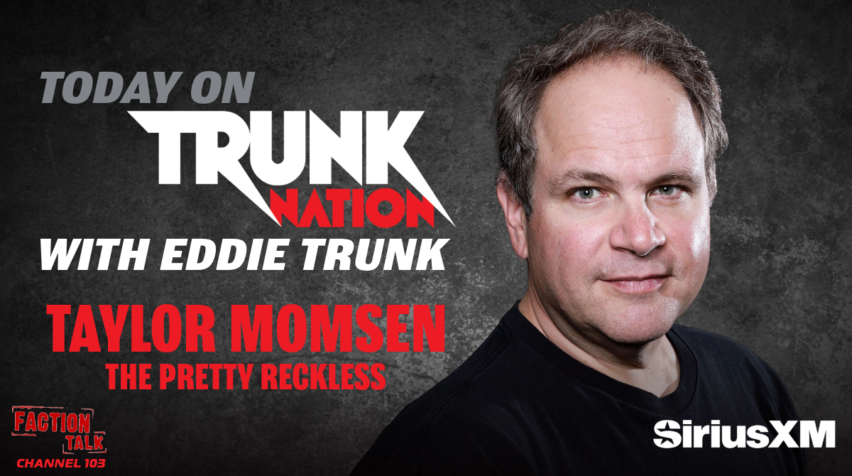 Today on #TrunkNation - @EddieTrunk talks to @taylormomsen about the latest with @TPROfficial and their upcoming gigs opening for @acdc & @RollingStones! Then, time for your calls! Call @factiontalkxl from 3-5pET & listen back anytime on the @SIRIUSXM app: siriusxm.com/trunknation