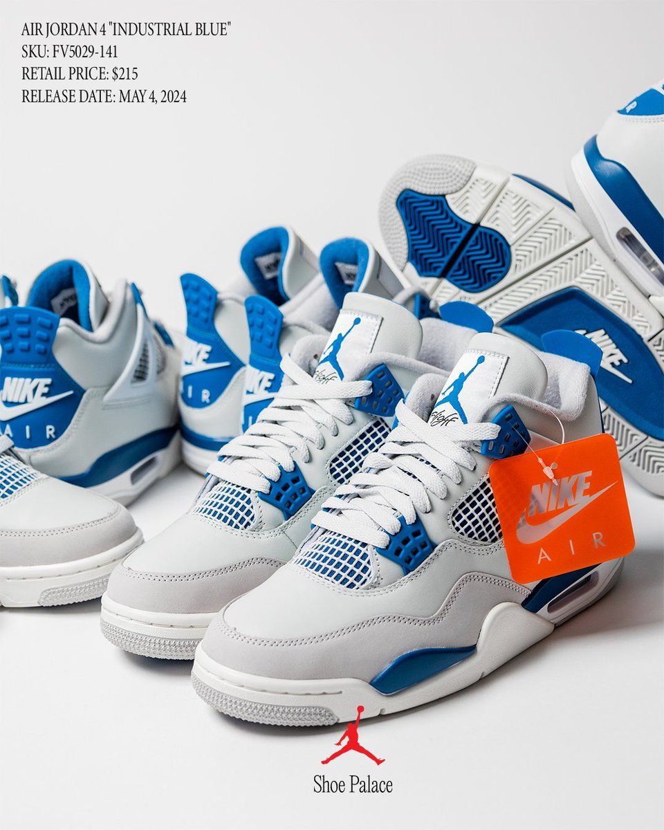 Ad: ICYMI, the Kids Air Jordan 4 Retro 'Industrial Blue' dropped this past weekend via retailers

GS
SNS bit.ly/3UmJEm7
CNCPTS bit.ly/4dmyqab
SP bit.ly/3WtDF1E
FTL bit.ly/3wvrFlA
CH bit.ly/3UpT5l4
NORD bit.ly/3Ux6eJb