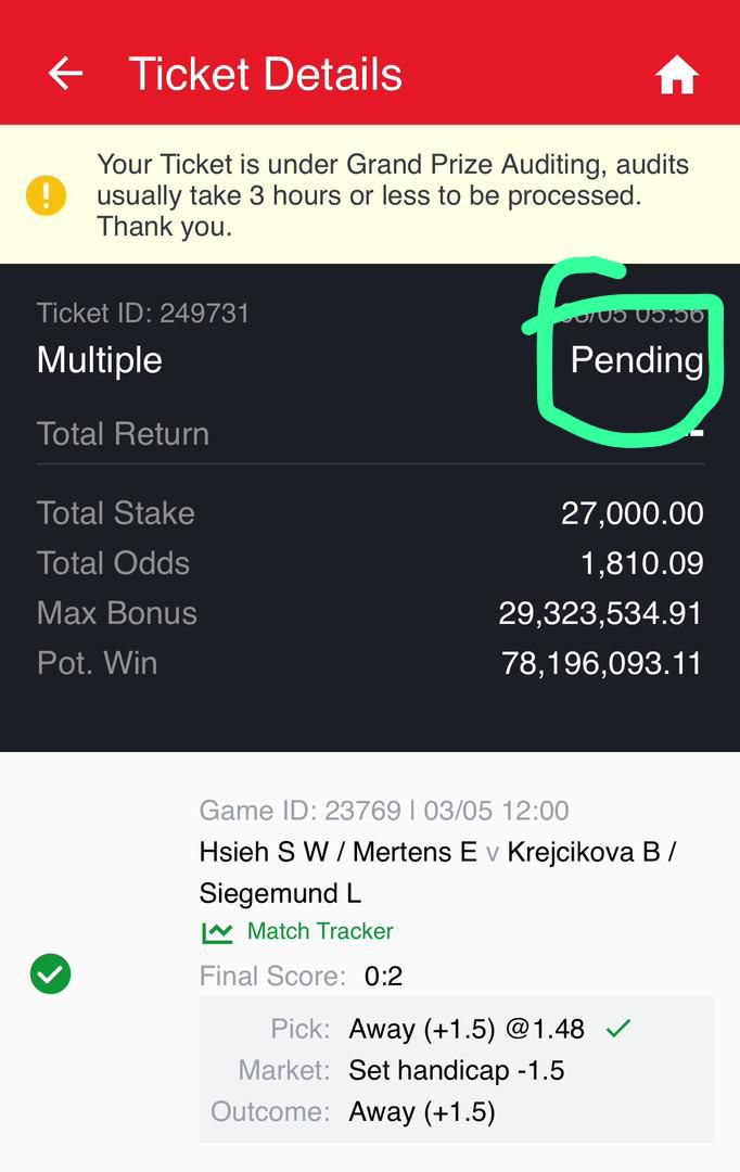 *MY FANS I NOR FIT MISLEAD UNA AJEHHH!!!!* *I want to Bless all Active Members With This MEGA ODD from *TENNIS* ‼️ ROLLOVER CHALLENGE TOO 🔥 DAY 1 ✅ DAY 2 ✅ DAY 3 ♻️ to be COMPLETED ✔️ today 🤲🙏 *🌺GET CODE FOR FREE*👇 t.me/+AmQ_T9L9iU0wZ……