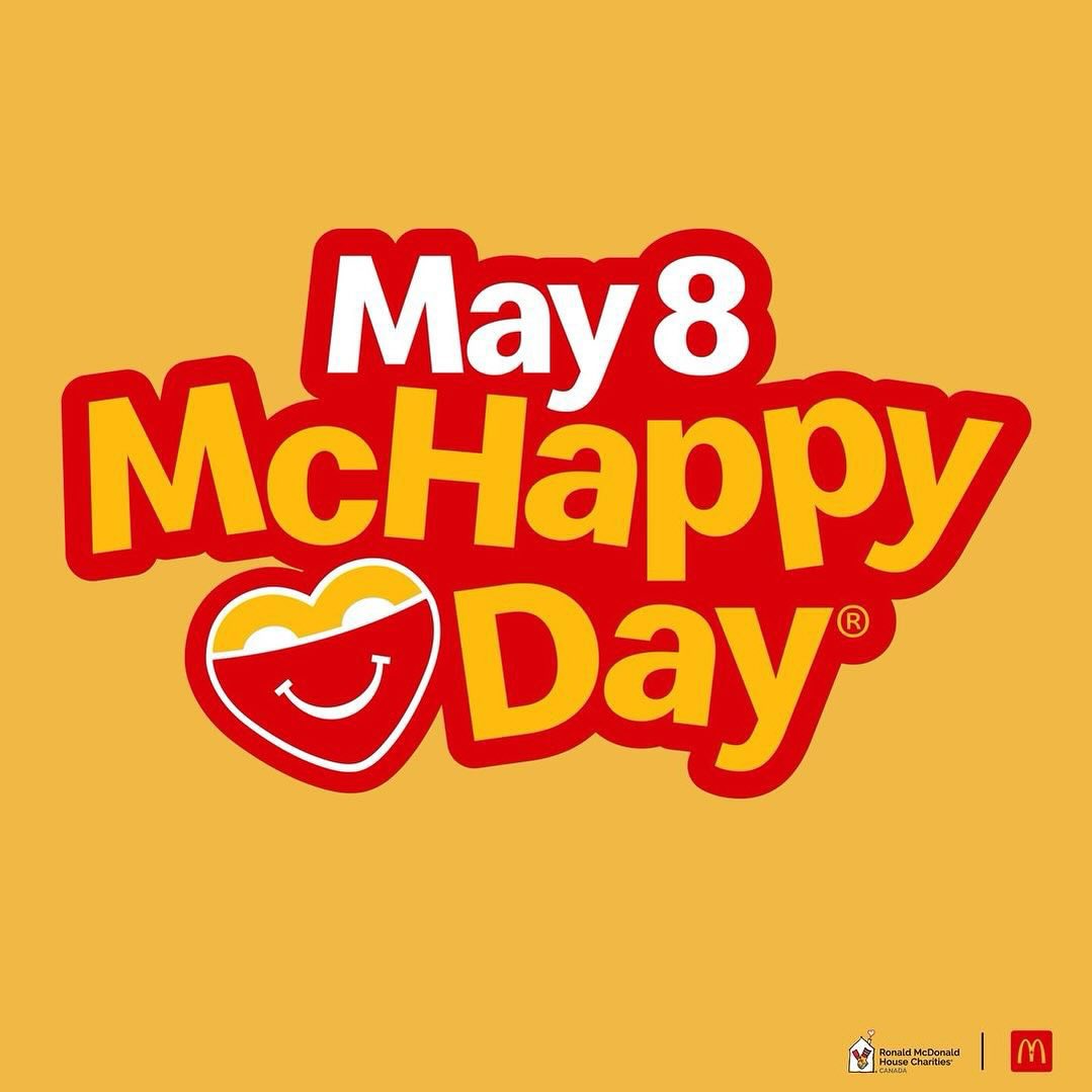 Join us on Wednesday, May 8th, from 11:30am to 1:30pm at the newly renovated and remodeled Pine Valley location 4535 Highway 7 Woodbridge 

#McHappyDay #KeepingFamiliesClose
#wavesofchangesforautism 
#supportlocal #autism