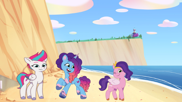 Zipp, Pipp, and Misty are enjoying their beach day!
#mlpg5 #mistybrightdawn #zippstorm #pipppetals